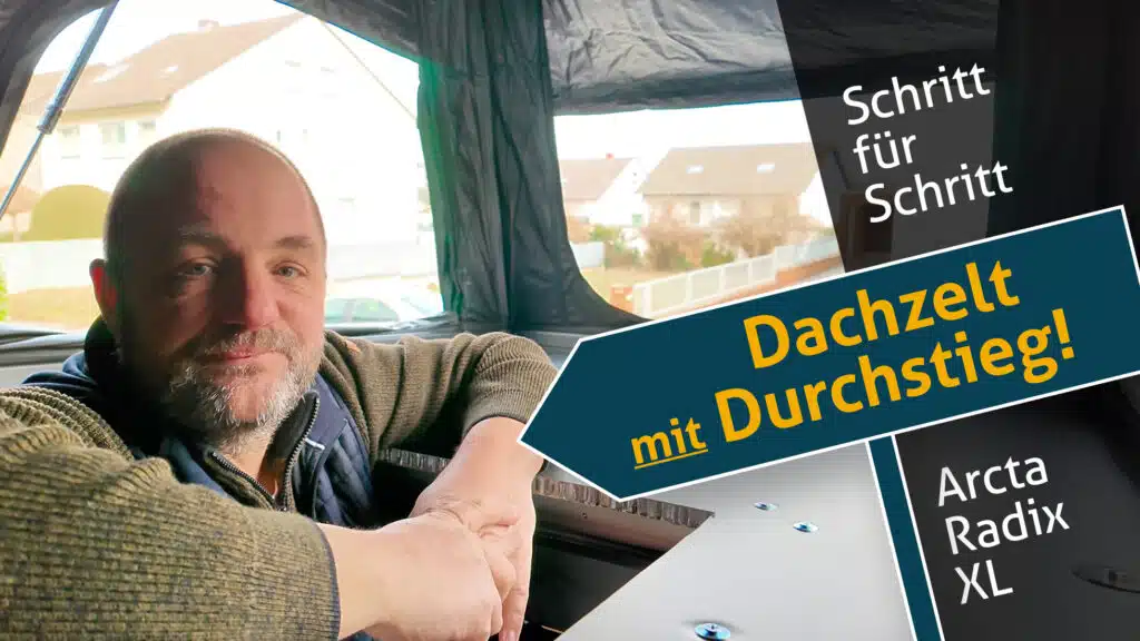 Dachzelt mit Durchstieg