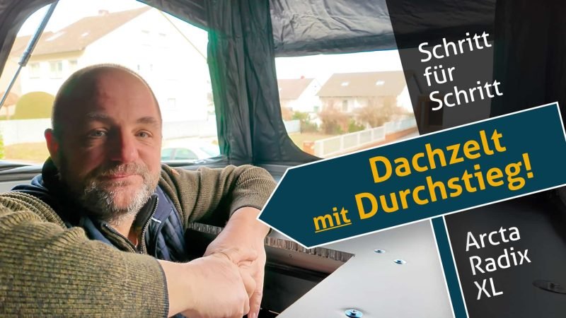 Dachzelt mit Durchstieg