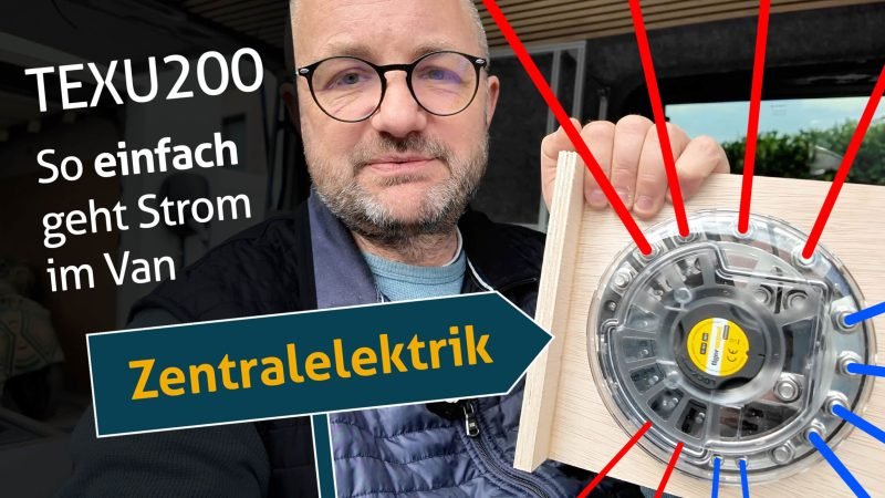 Strom im Van einfach erklärt: Zentralelektrik mit TEXU200 im Ford Transit Custom